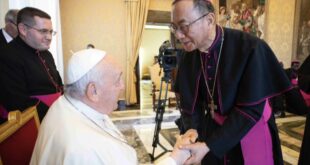 El primer obispo indígena de Taiwán se reúne con el Papa Francisco  Noticias de Taiwán