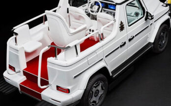 El nuevo papamóvil eléctrico de Mercedes-Benz