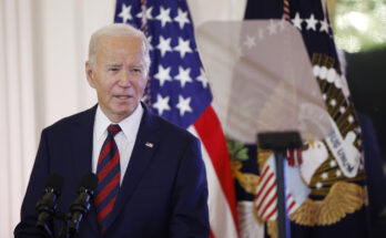 Joe Biden speaks at the White House
